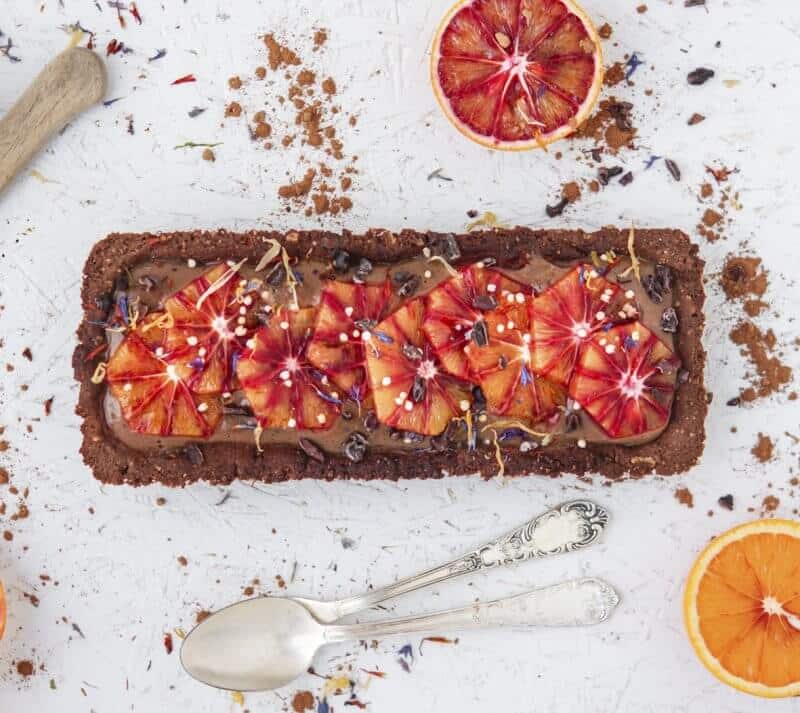 Vegan Rezept: Schoko- Orangen- Tart
