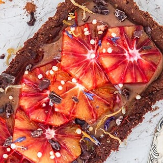 Schoko- Orangen- Tart
