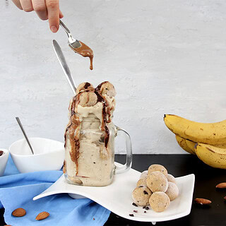 Rezept: Nicecream mit Cookie Dough