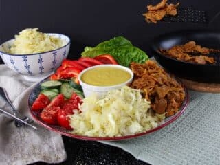 Veganer Döner Teller  