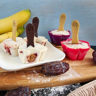 Rezept: Nicecream Popsicle mit PB-Jelly-core