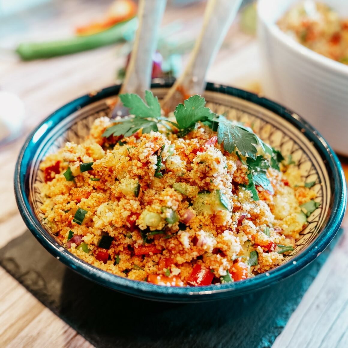Schnell und einfach - Couscous Salat vegan