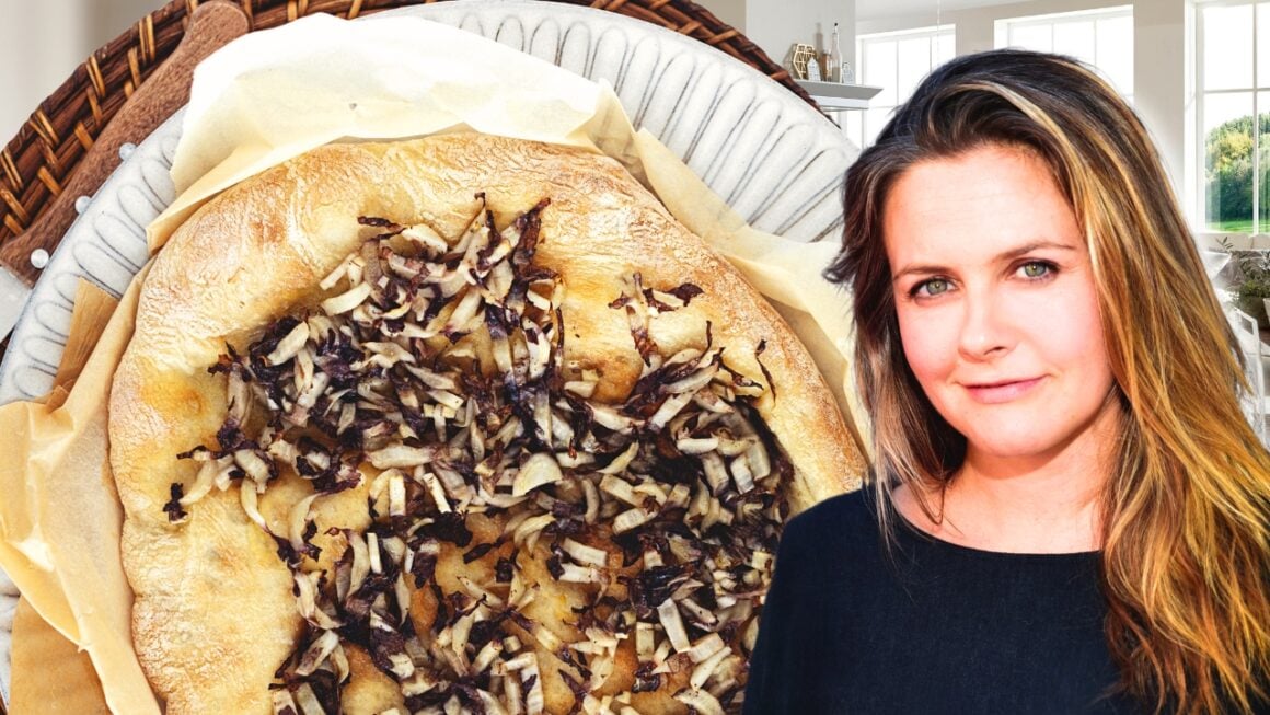 Alica Silverstone - Radicchio-Pizza mit Trüffelöl - ihr Lieblingsrezept