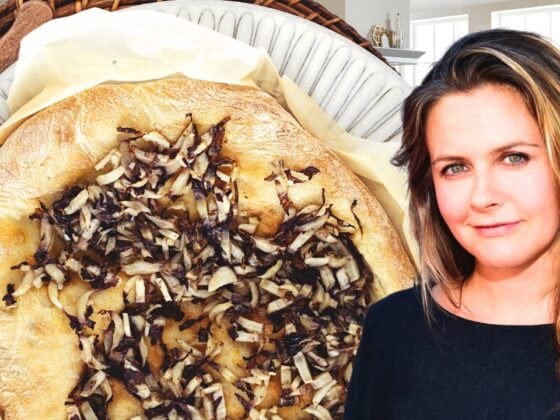 Alica Silverstone - Radicchio-Pizza mit Trüffelöl - ihr Lieblingsrezept