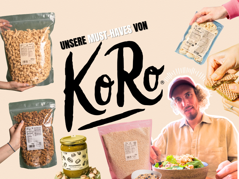 Meine veganen Lieblingsprodukte von KoRo - hier verrate ich sie euch!