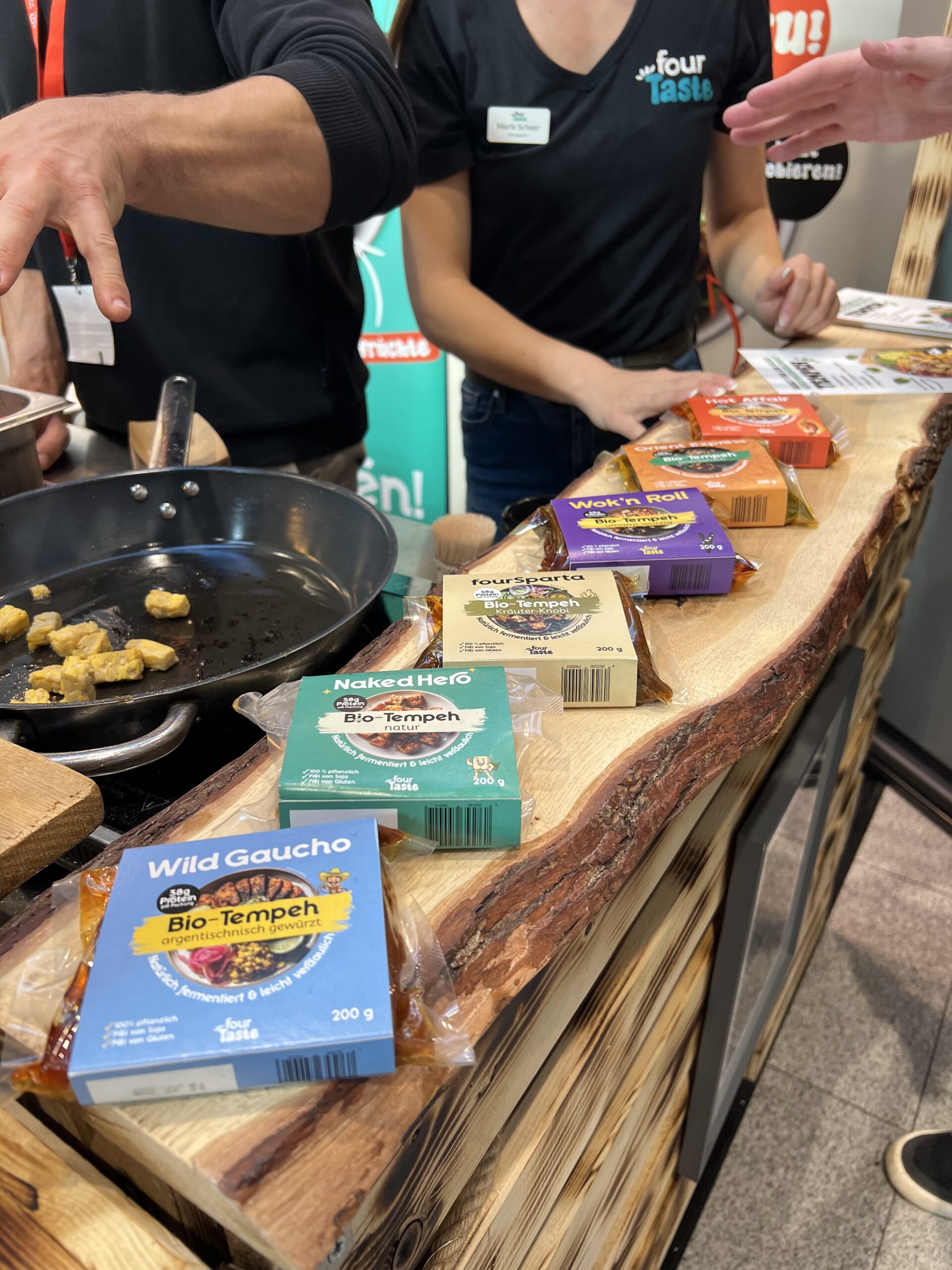 Die Tempeh-Produkte sind biozertifiziert, glutenfrei, laktosefrei und sojafrei und dennoch voll mit Proteinen!