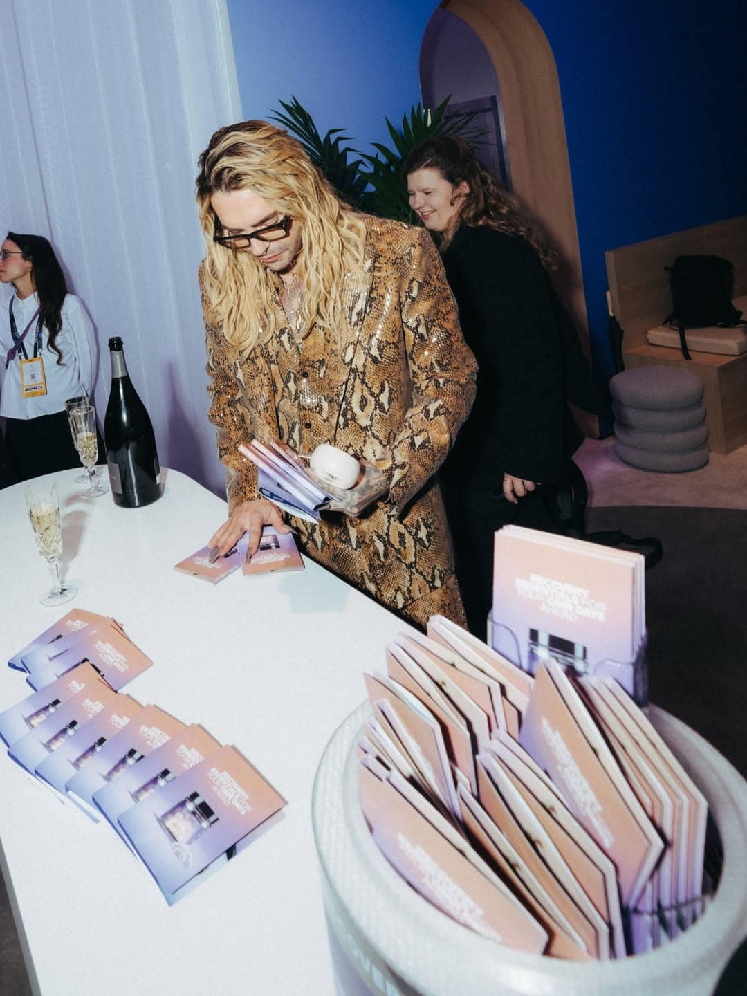 Bill Kaulitz mit BillPills auf dem Meta Event der OMR in Hamburg