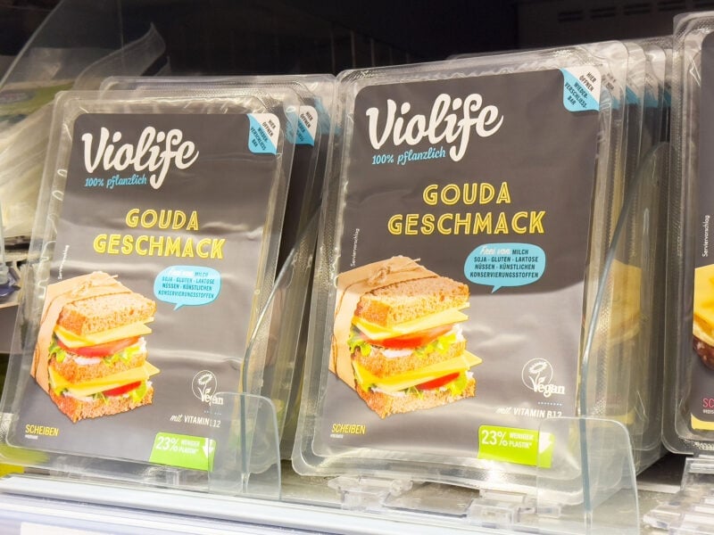 Veganer Kaese Violife Gauda