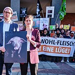 Schlachthofprozess: Bis morgen müssen diese Aufnahmen verschwinden - sonst drohen bis zu 100.000 Euro Strafe Anna Schubert und Hendrik Haßel vor dem Oberlandesgericht Oldenburg