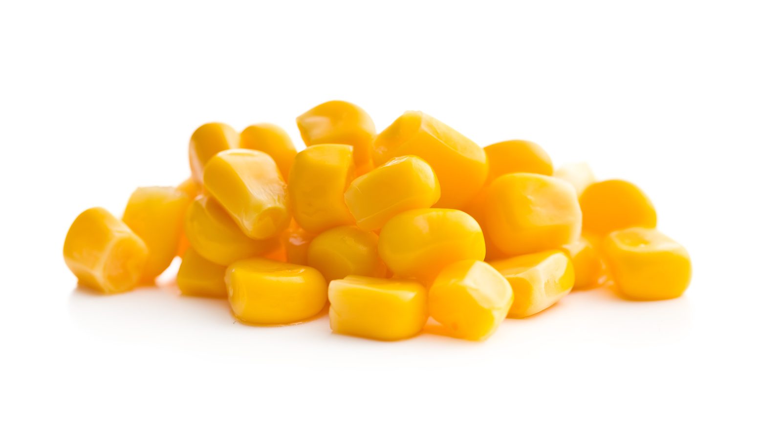 Yellow corn kernels