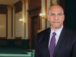 Cory Booker official Senate portrait