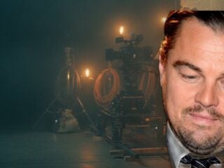 Leonardo DiCaprio at a film premiere in Paris