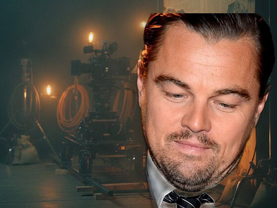 Leonardo DiCaprio at a film premiere in Paris