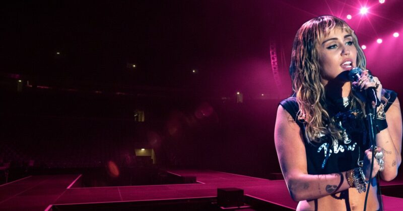Miley Cyrus performing at Primavera Sound festival