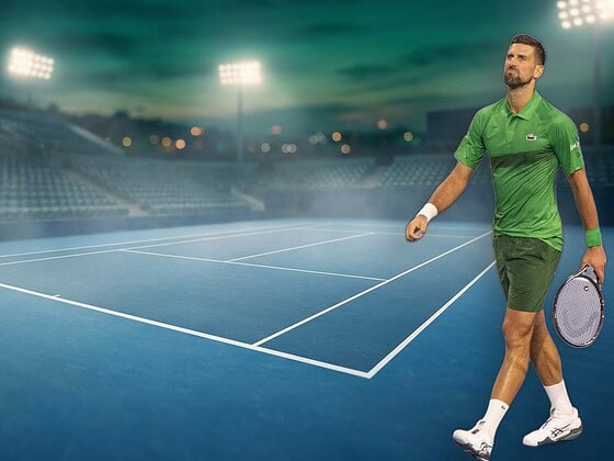 Novak Djokovic vegan check banner