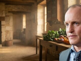 Woody Harrelson vegan check banner