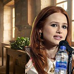 Madelaine Petsch vegan check banner