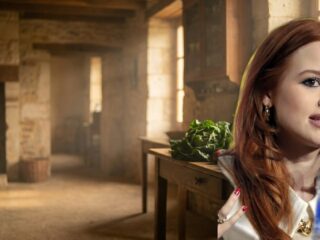 Madelaine Petsch vegan check banner