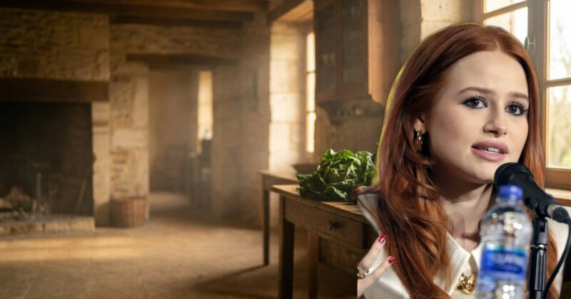 Madelaine Petsch vegan check banner