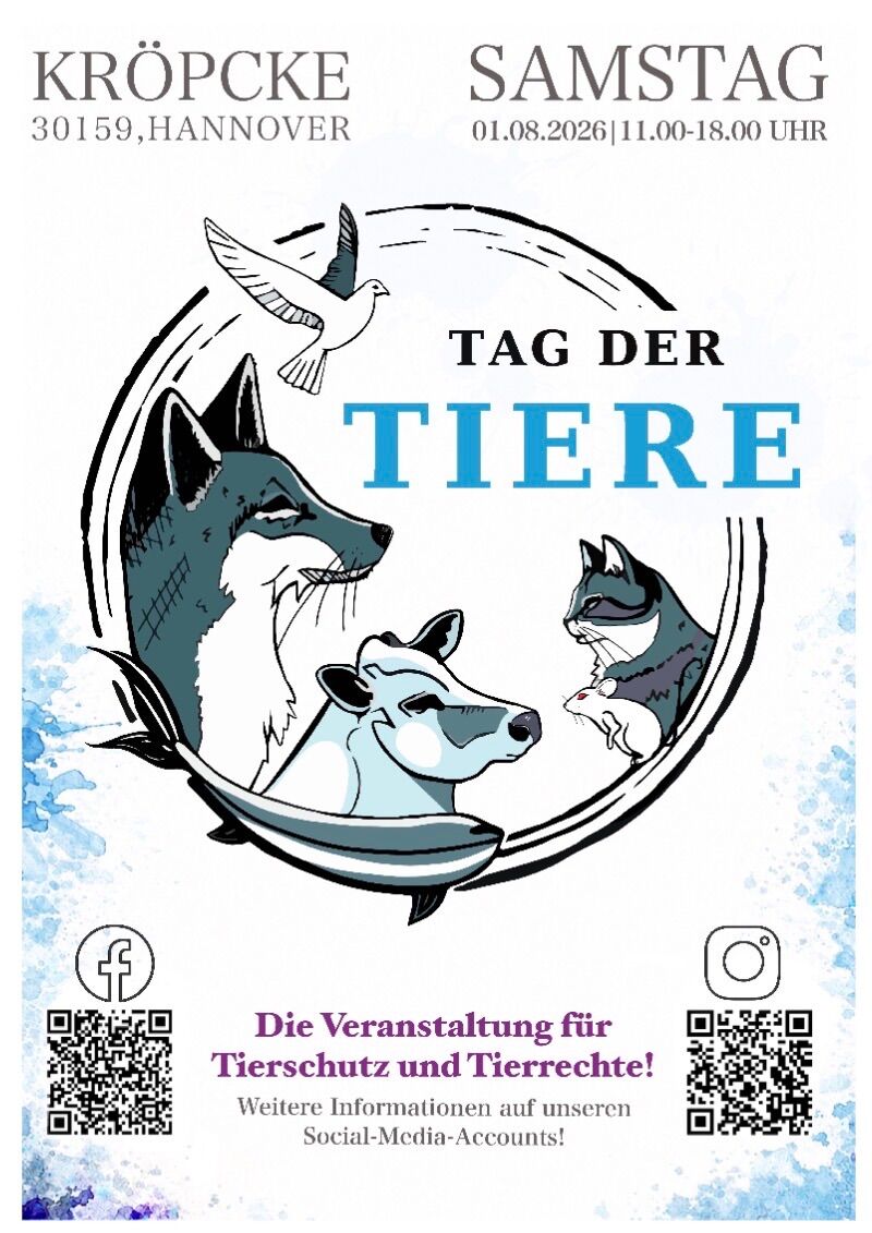Flyer: Tag der Tiere 2026 Hannover in Hannover 2026