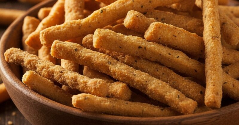 A bowl of knobbly Twiglets snacks