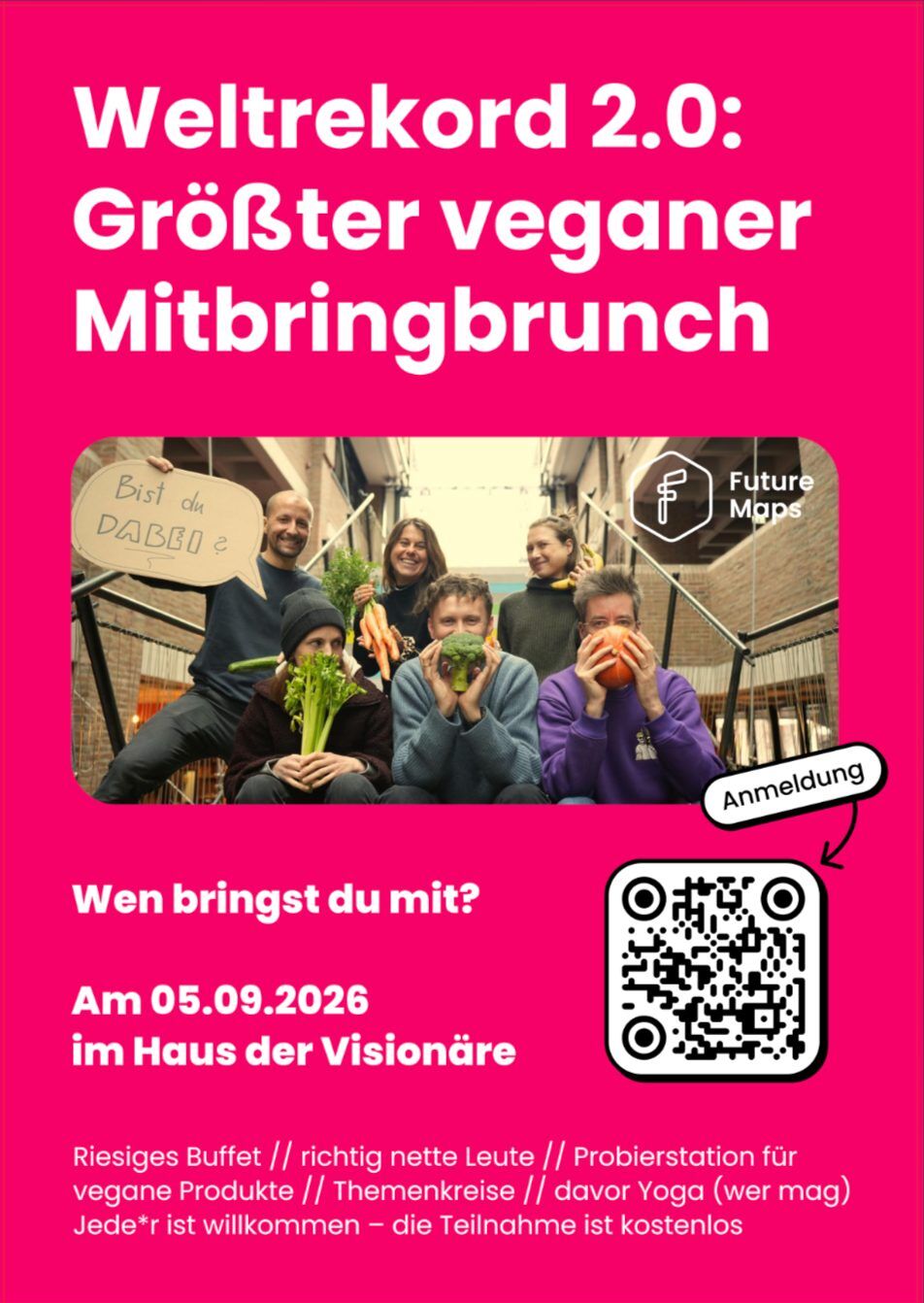 Flyer: Weltrekord 2.0: Veganer Mitbringbrunch Berlin in Berlin 2026