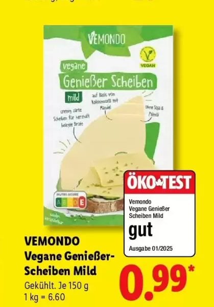 Vemondo Vegane Genießer-Scheiben Mild