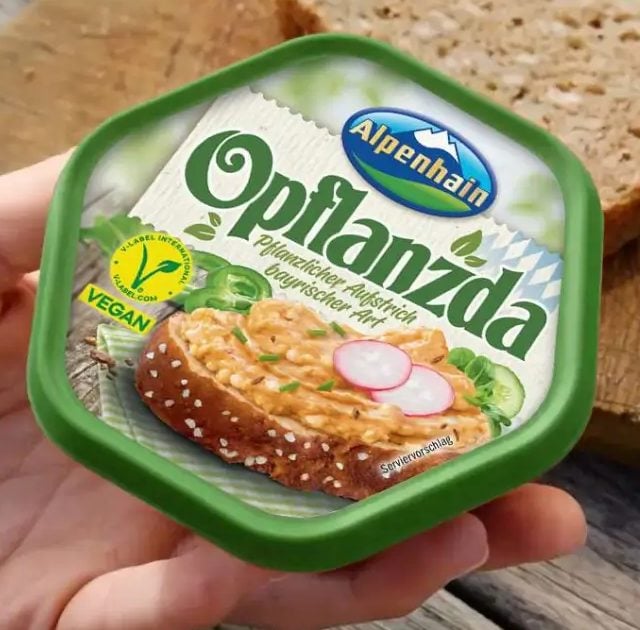 Alpenhain Opflanzda pflanzlicher Aufstrich