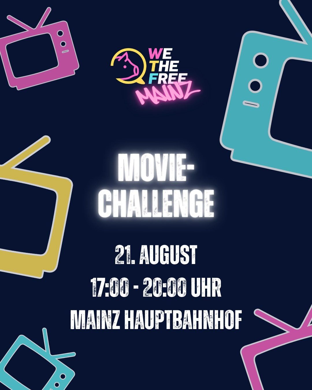 Flyer: Movie-Challenge in Mainz 2026