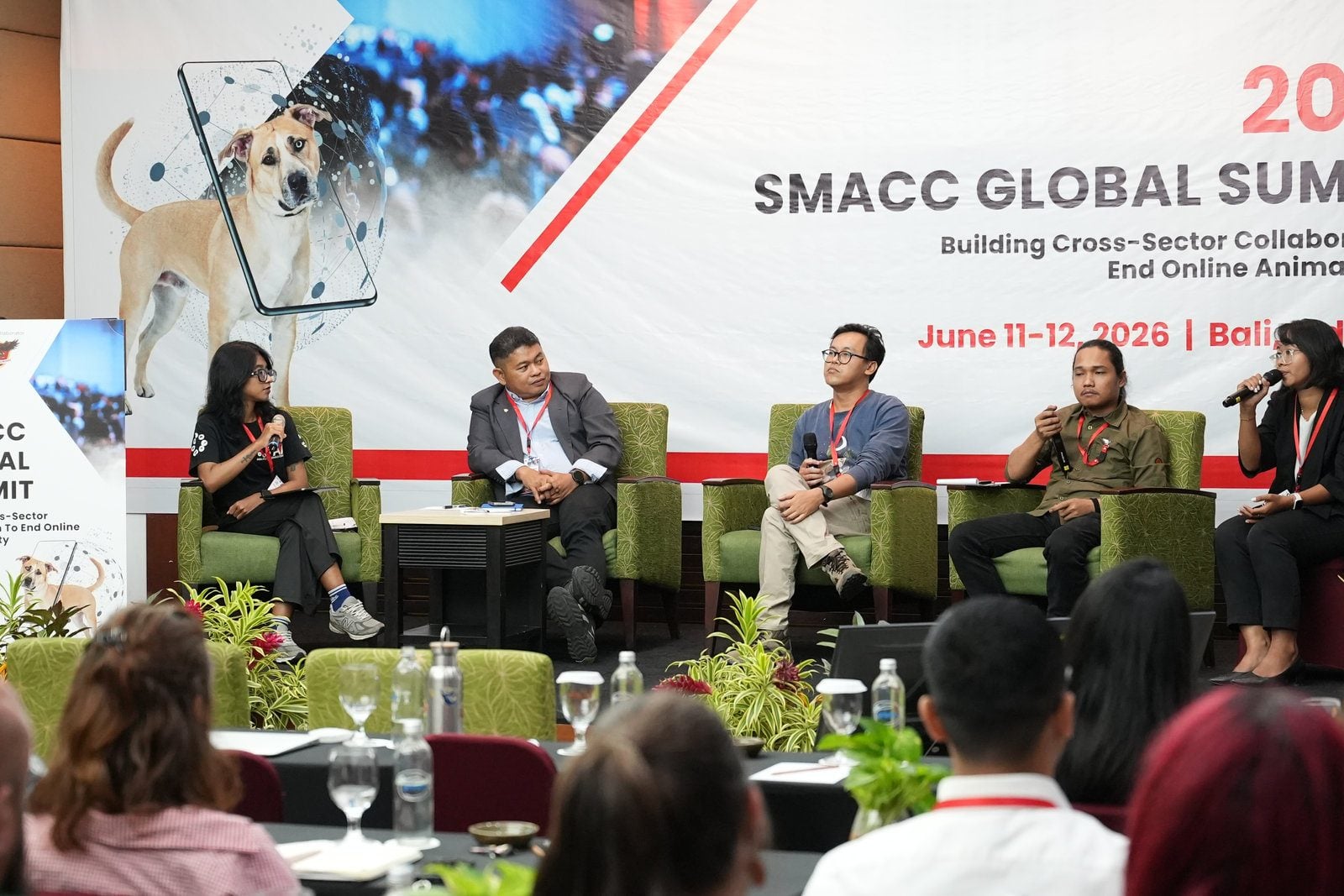 Panel with Indonesian representatives at the SMACC Global Summit 2026