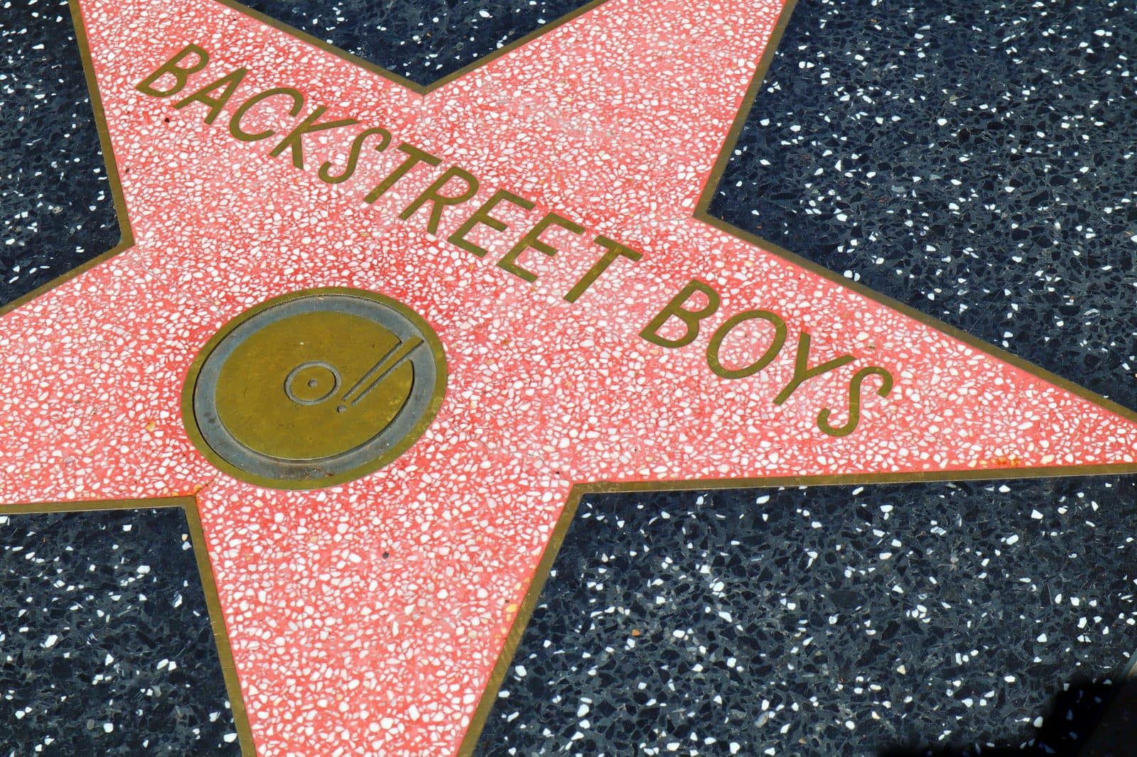Stern der Backstreet Boys auf dem Hollywood Walk of Fame