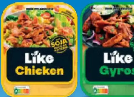 LIKE vegane Chunks Like Chicken und Like Gyros bei Netto