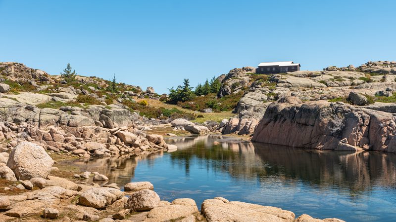 Landschaft in Zentralportugal: Lagoa Comprida in der Serra da Estrela