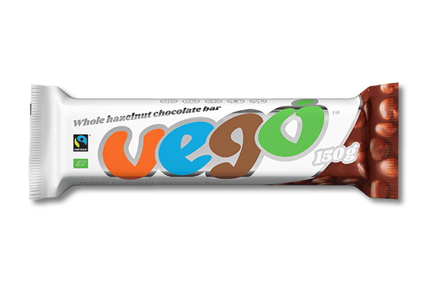 Vego Whole Hazelnut Chocolate Bar 150 g, Packshot