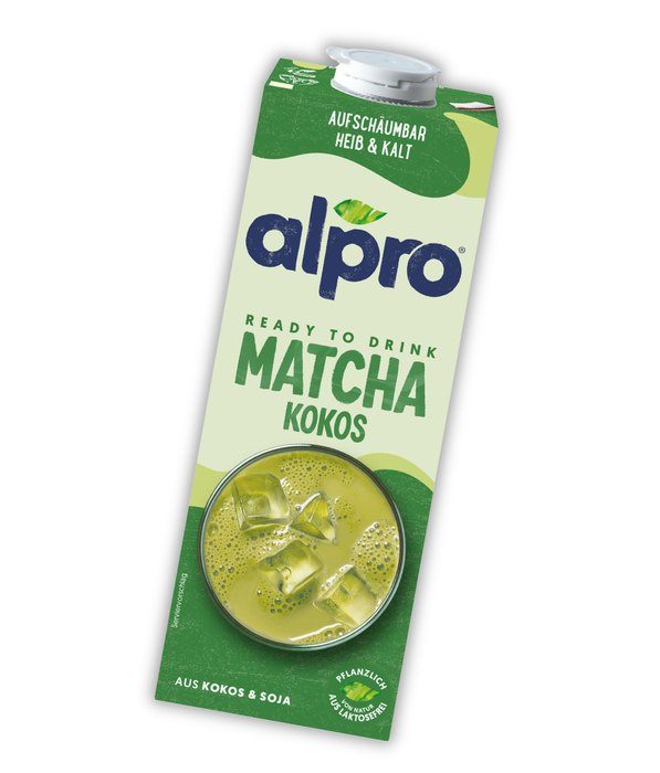Alpro Ready to Drink Matcha Kokos 1L, nominiert bei den V-Label Awards 2026