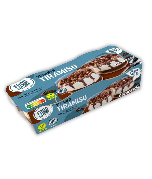 FOOD FOR FUTURE Veganes Tiramisu, nominiert bei den V-Label Awards 2026