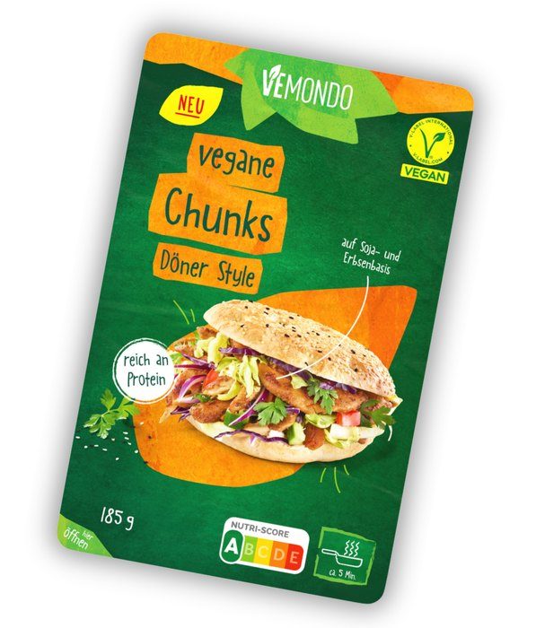 Vemondo Chunks Döner Style, nominiert bei den V-Label Awards 2026