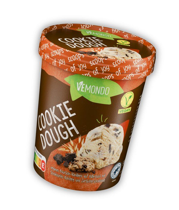 Vemondo Cookie Dough Eisbecher, nominiert bei den V-Label Awards 2026