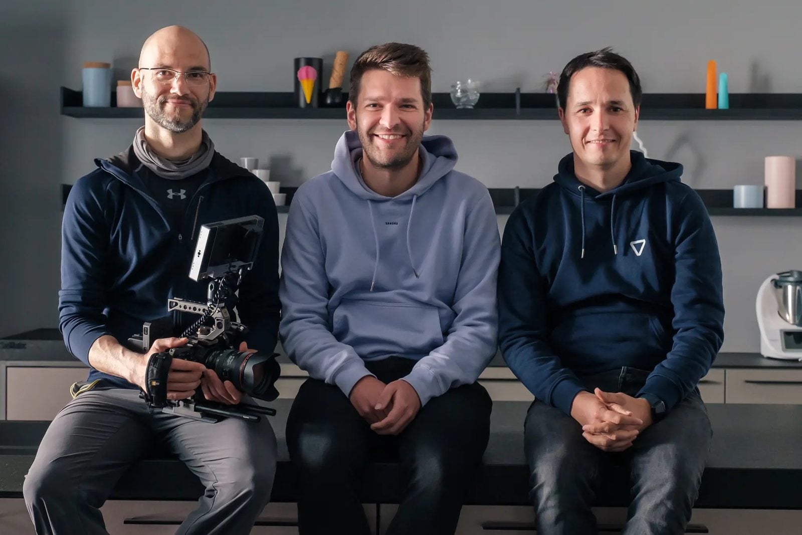 Die drei Gründer von 7hauben