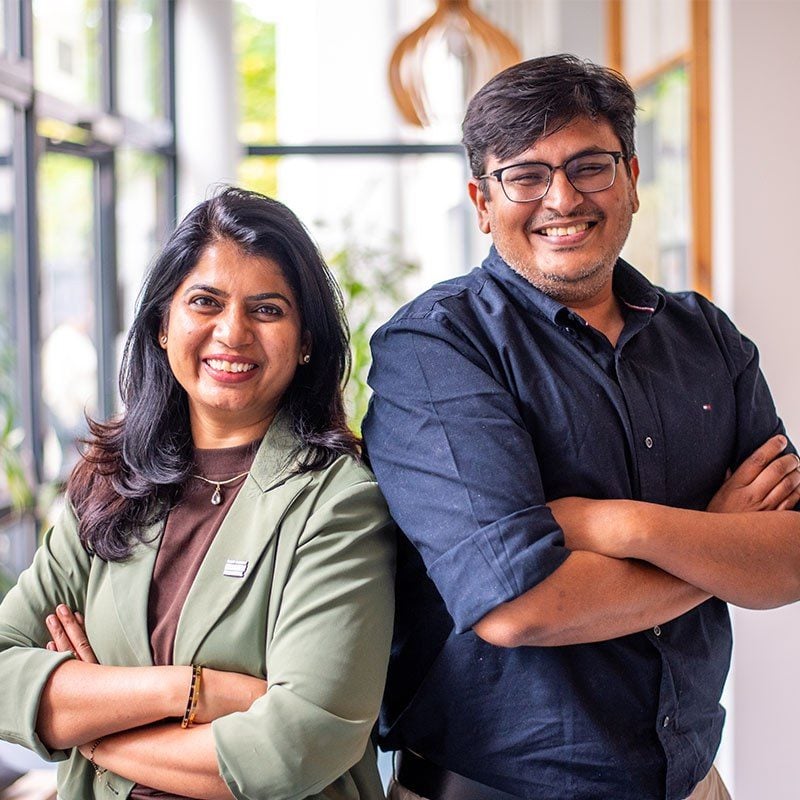 Priyanka Srinivas und Sasikanth Chemalamudi, NEST4ALL