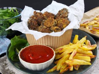 fish and chips vegan plant based